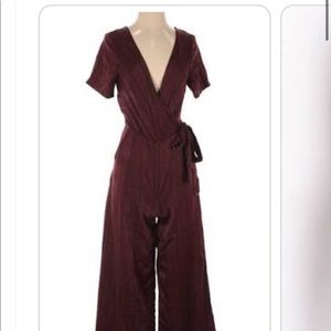 REVOLVE Burgundy Jumpsuit